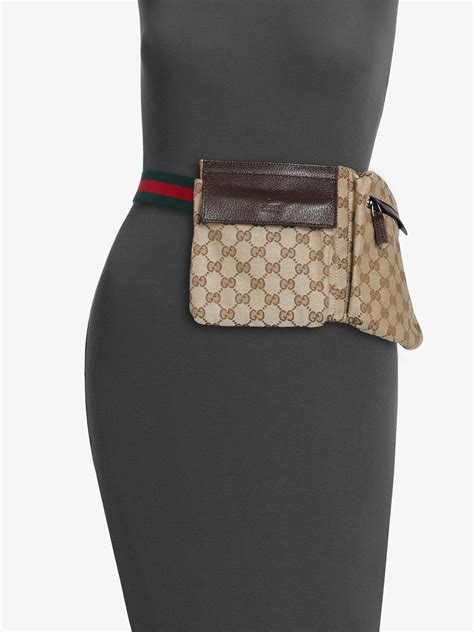 belt pocket bag gucci|belt bag gucci women's.